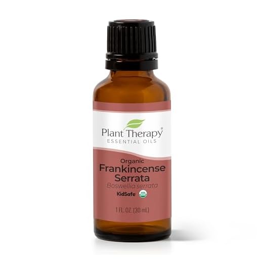 plant therapy organic frankincense serrata essential oil 100% pure, usda certified organic, undiluted, natural aromatherapy, therapeutic grade 30 ml (1 oz)
