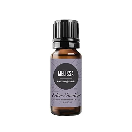 edens garden melissa essential oil 100% pure therapeutic grade (undiluted natural/homeopathic aromatherapy scented essential oil singles) 10 ml