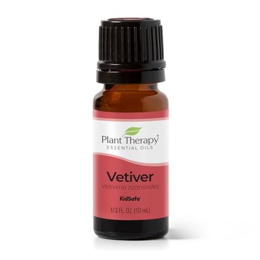 plant therapy vetiver essential oil 100% pure, undiluted, natural aromatherapy, therapeutic grade 10 ml (1/3 oz)
