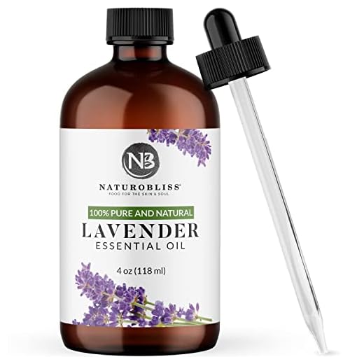 naturobliss 100% pure & natural lavender essential oil therapeutic grade premium quality lavender oil with glass dropper - huge 4 fl. oz - perfect for aromatherapy and relaxation